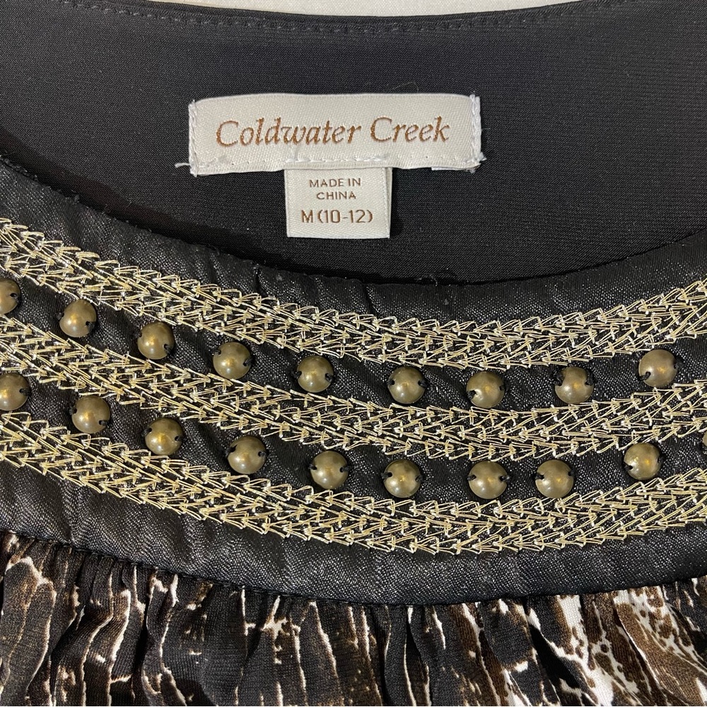 COLDWATER CREEK DRESS , size M 10/12 , good condition, preowned - Picture 4 of 4